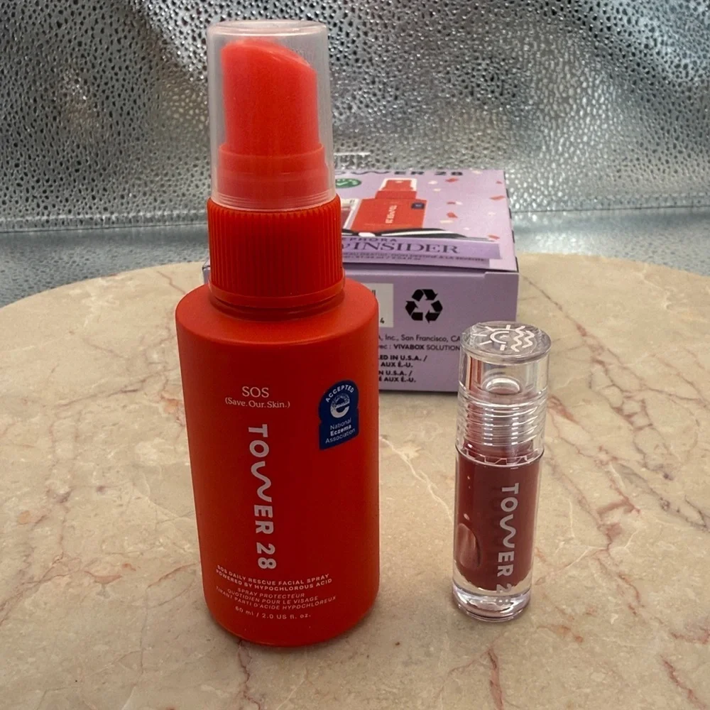 Tower 28 SOS Daily Rescue Facial Spray Duo - Red